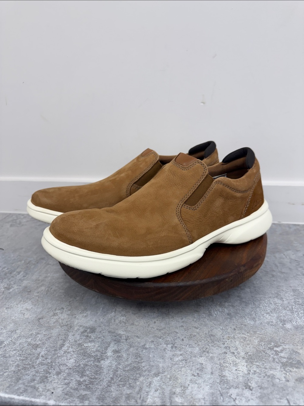 Clarks‎ Collection Bradley Ease Slip On Shoes Men’s 11M Nubuck Leather
